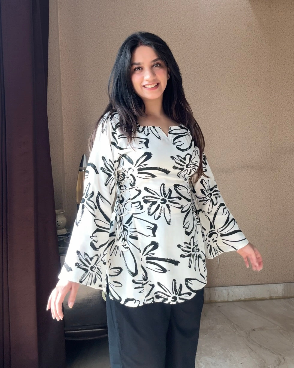 Phool Short Kurti (women)
