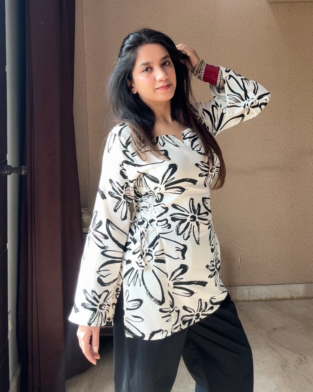 Phool Short Kurti (women)