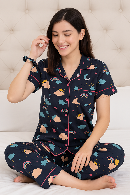 Happy Skies Pj Set (Women)