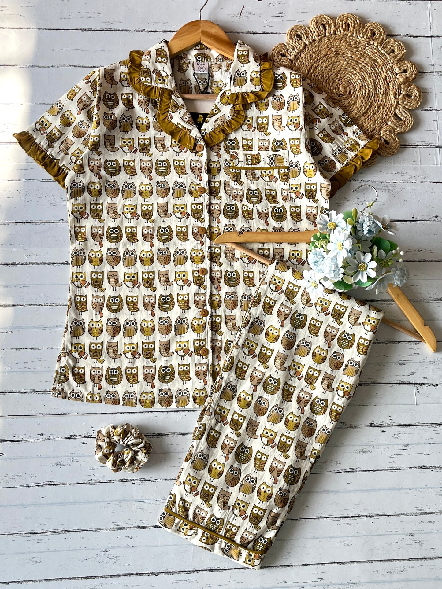 Golden Owl Pure Cotton  Pj Set (Women)