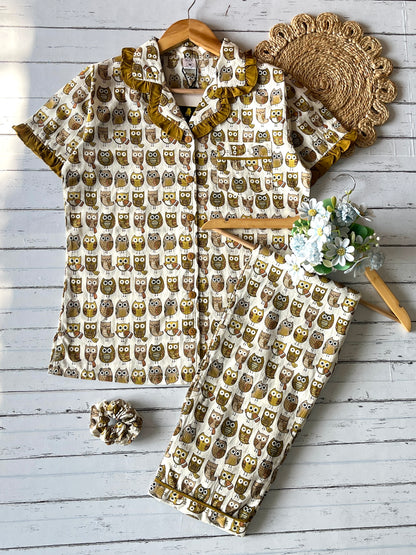 Golden Owl Pure Cotton  Pj Set (Women)