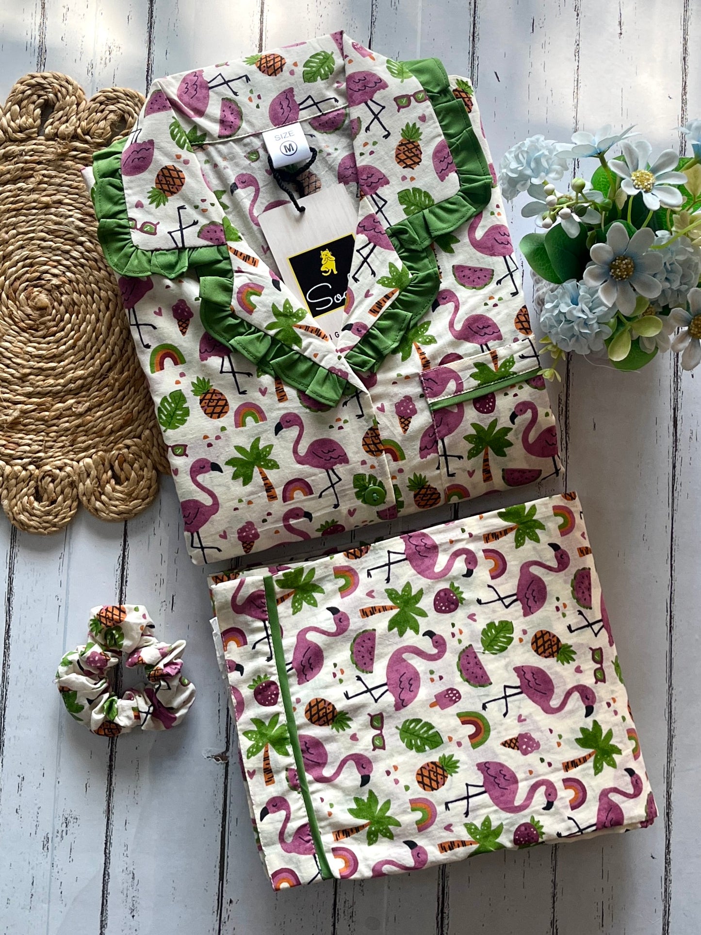 Tropical Flamingo Pj Set (Women)