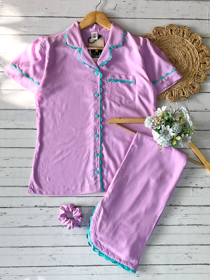 Plain Pink Pj Set (Women)