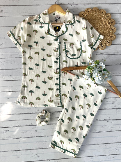 Summer White Pj Set (Women)