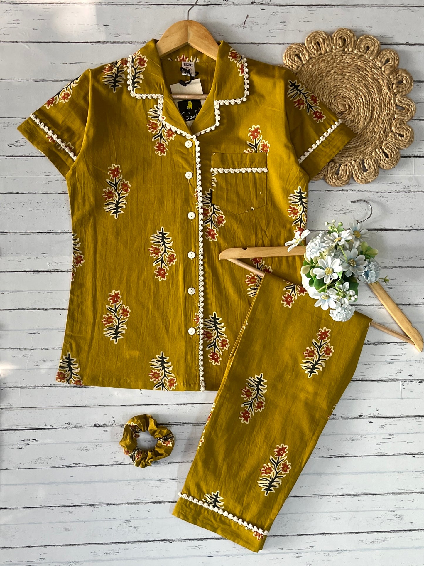 Mustard Leaves Pj Set (Women)
