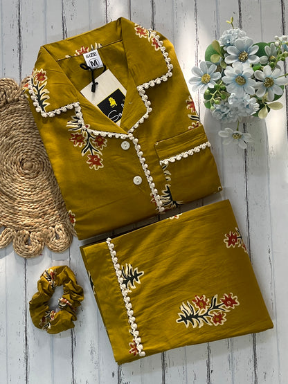 Mustard Leaves Pj Set (Women)