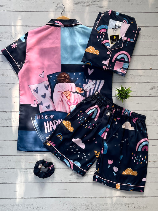 My Happy Place Shorts Set (Women)