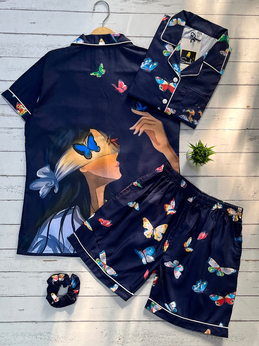 Butterfly Bliss Shorts Set (Women)