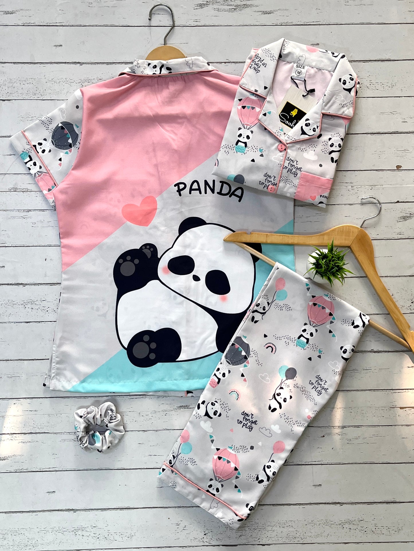 Panda Love Pj Set (Women)