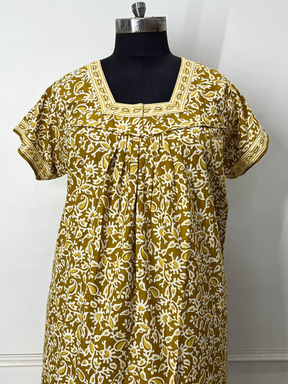 Mustered Ambi Cotton Nighty (Women)