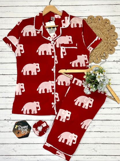 Red Elephant pure cotton Pj Set (Women)