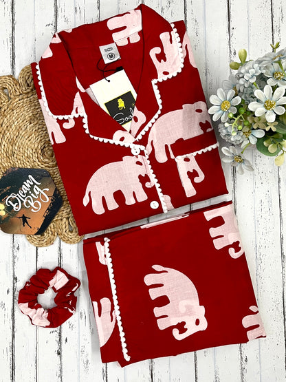 Red Elephant pure cotton Pj Set (Women)