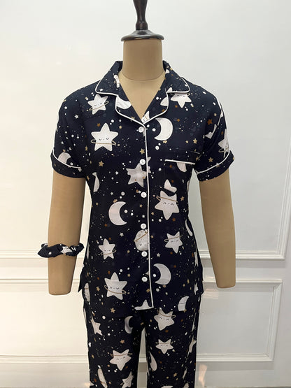 Blue Moon Star Pj Set (Women)