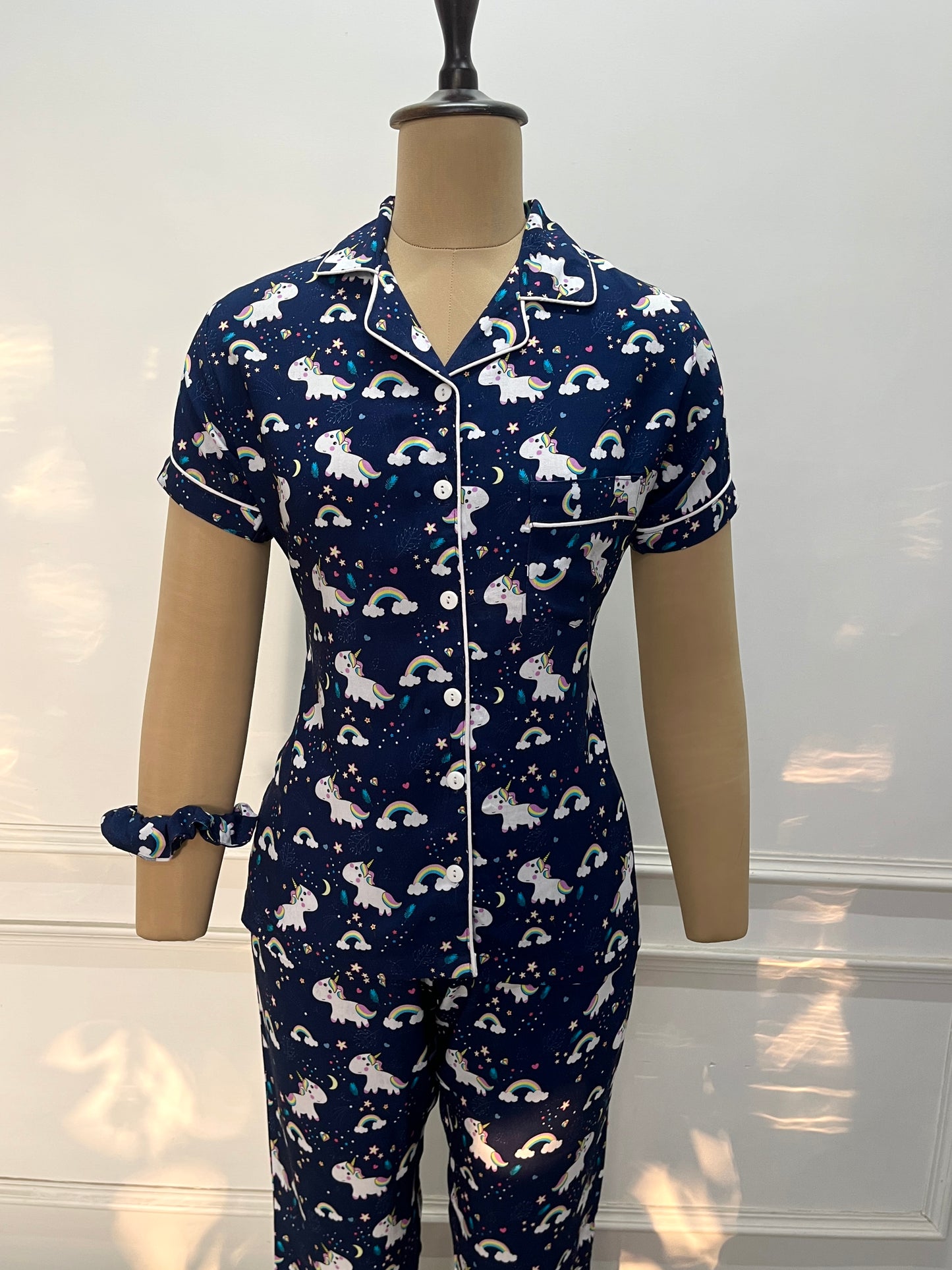 Blue Unicorn Pj Set (Women)