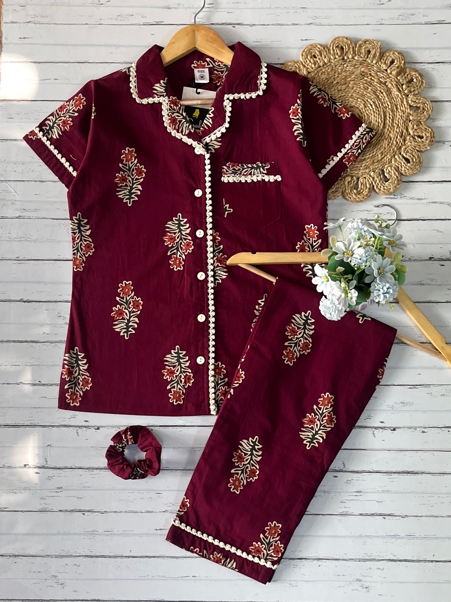 Wine Leaves Pj Set (Women)