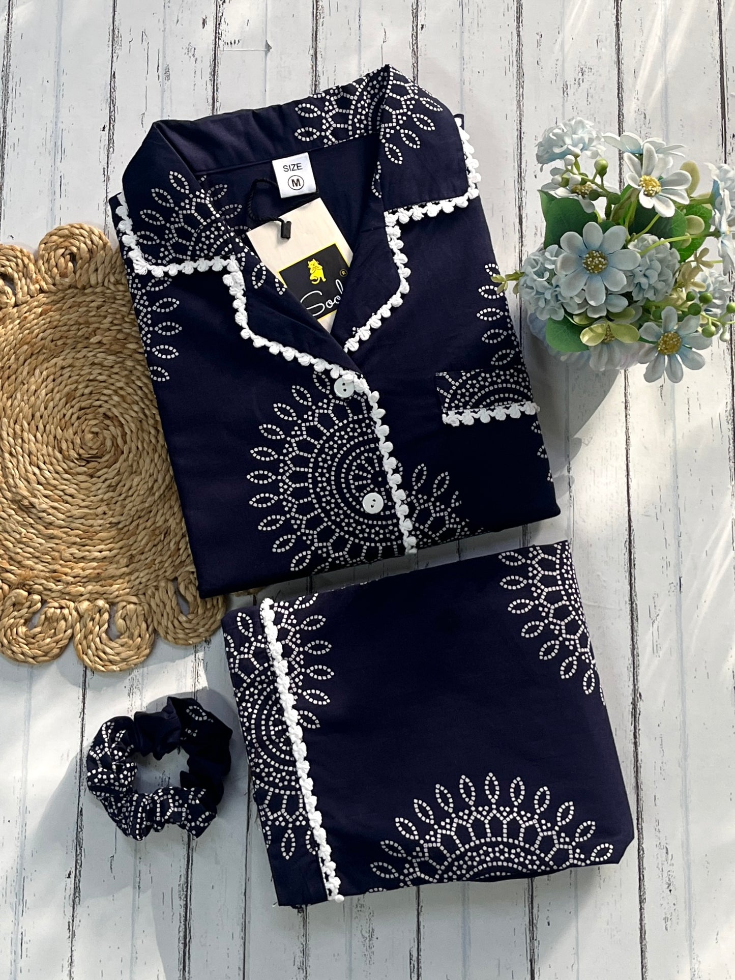 Blue Mandala Pj Set (Women)
