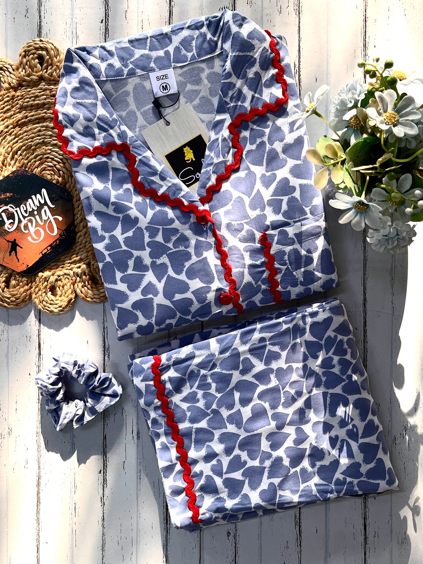 Indigo Heart Pj Set (Women)