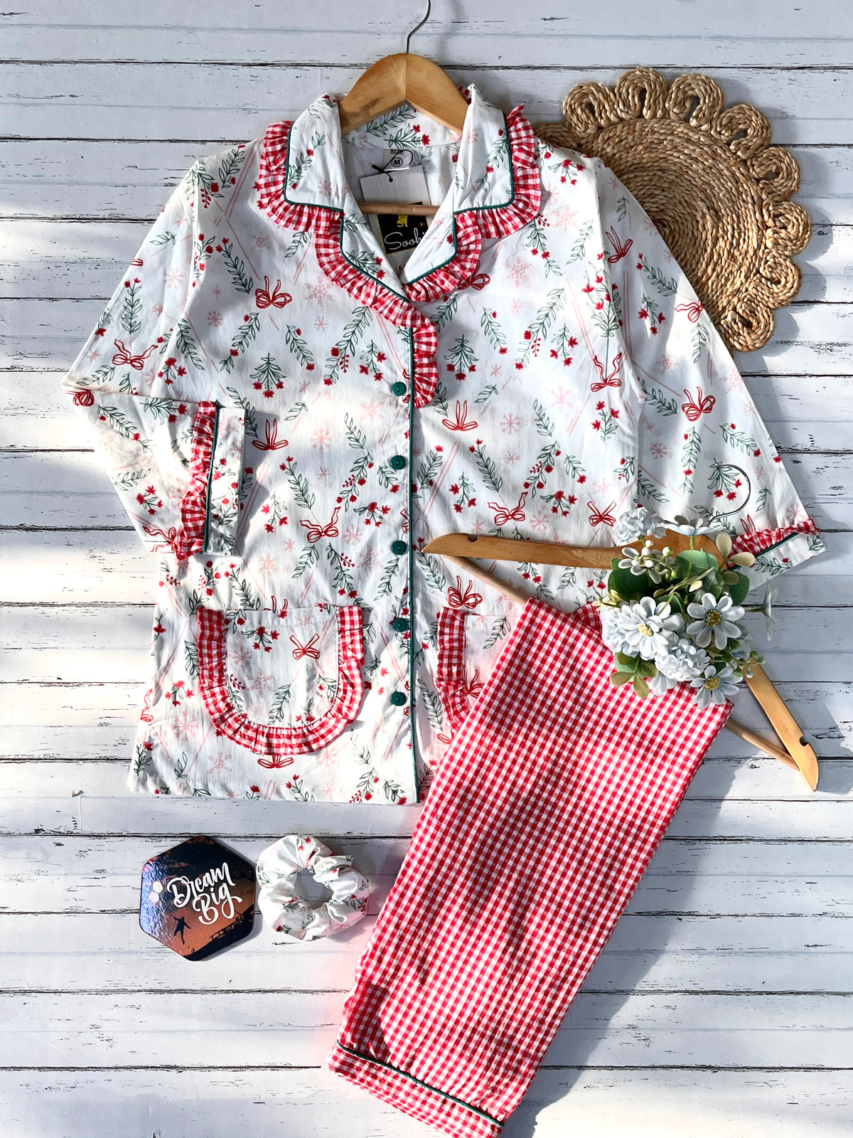 White Floral PJ set (Women)