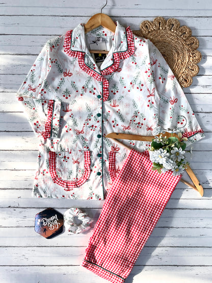 White Floral PJ set (Women)