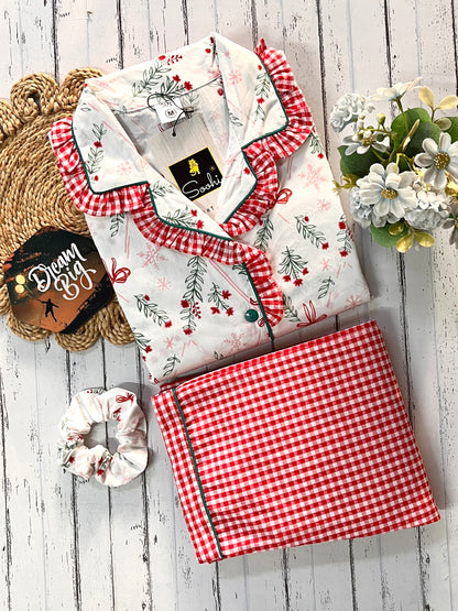 White Floral PJ set (Women)
