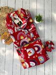 Red Rainbow Pj Set (Women)