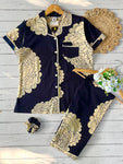 Blue Flora Pj Set (Women)