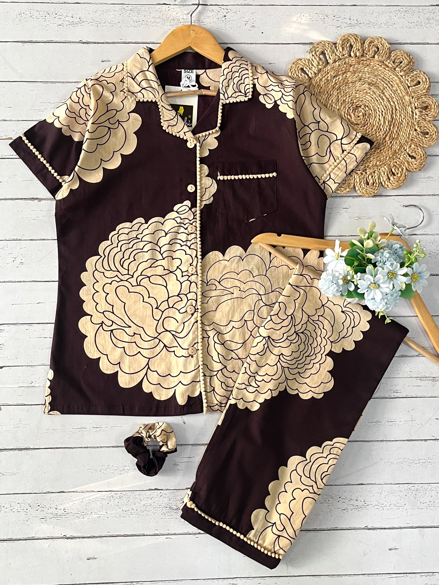 Coffee Flora Pj Set (Women)