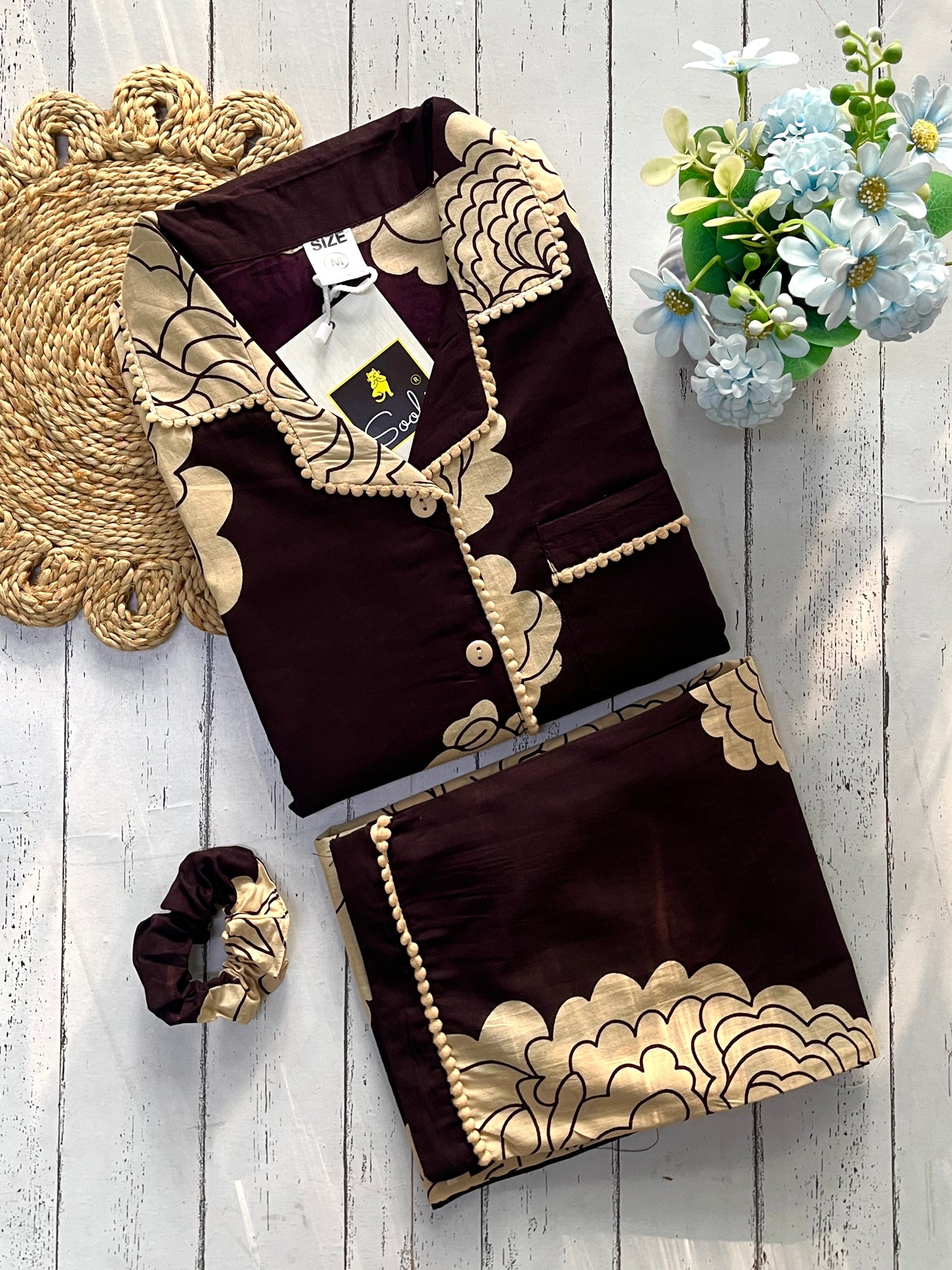 Coffee Flora Pj Set (Women)