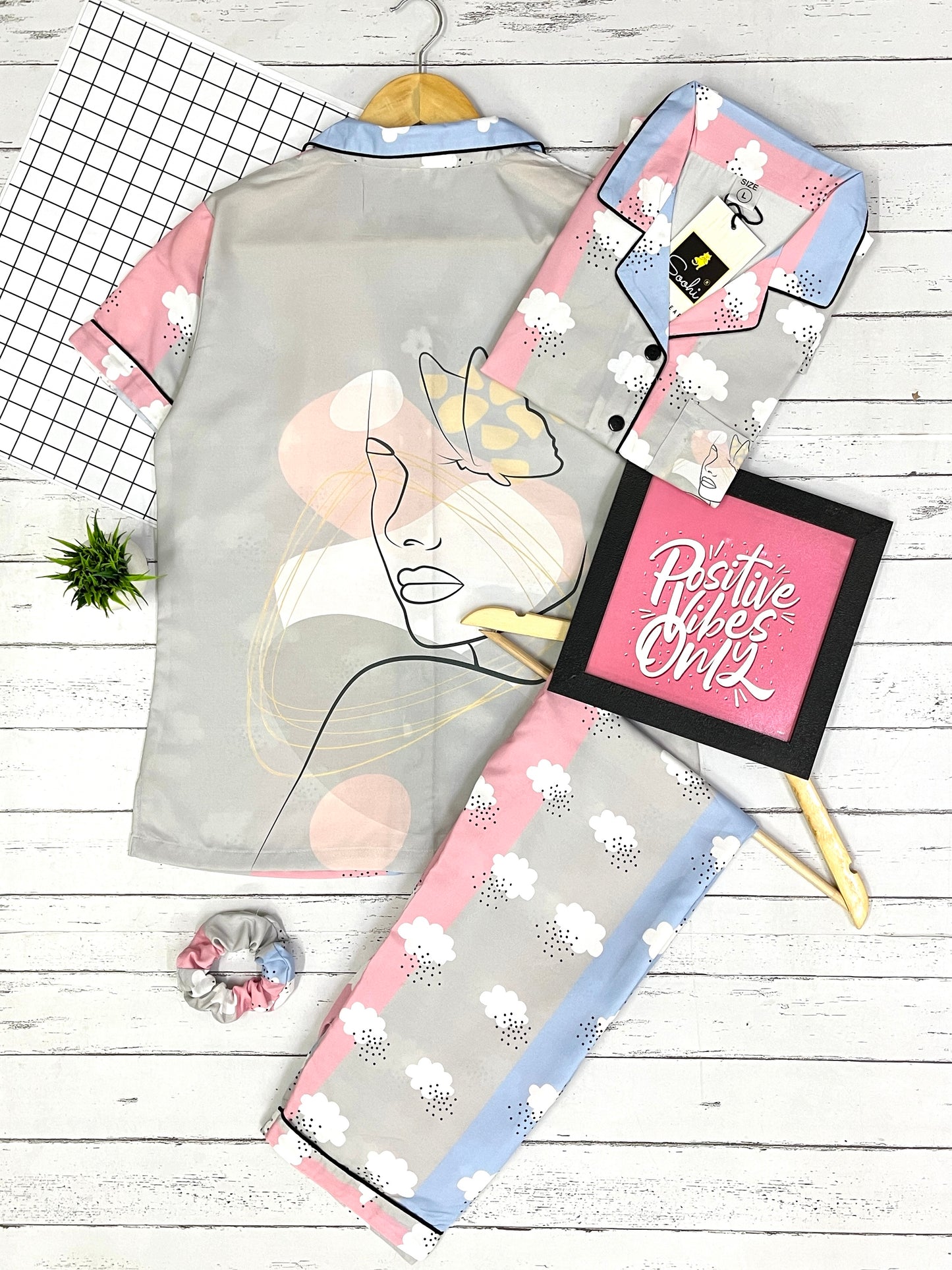 Cloudy Heaven PJ Set (Women)