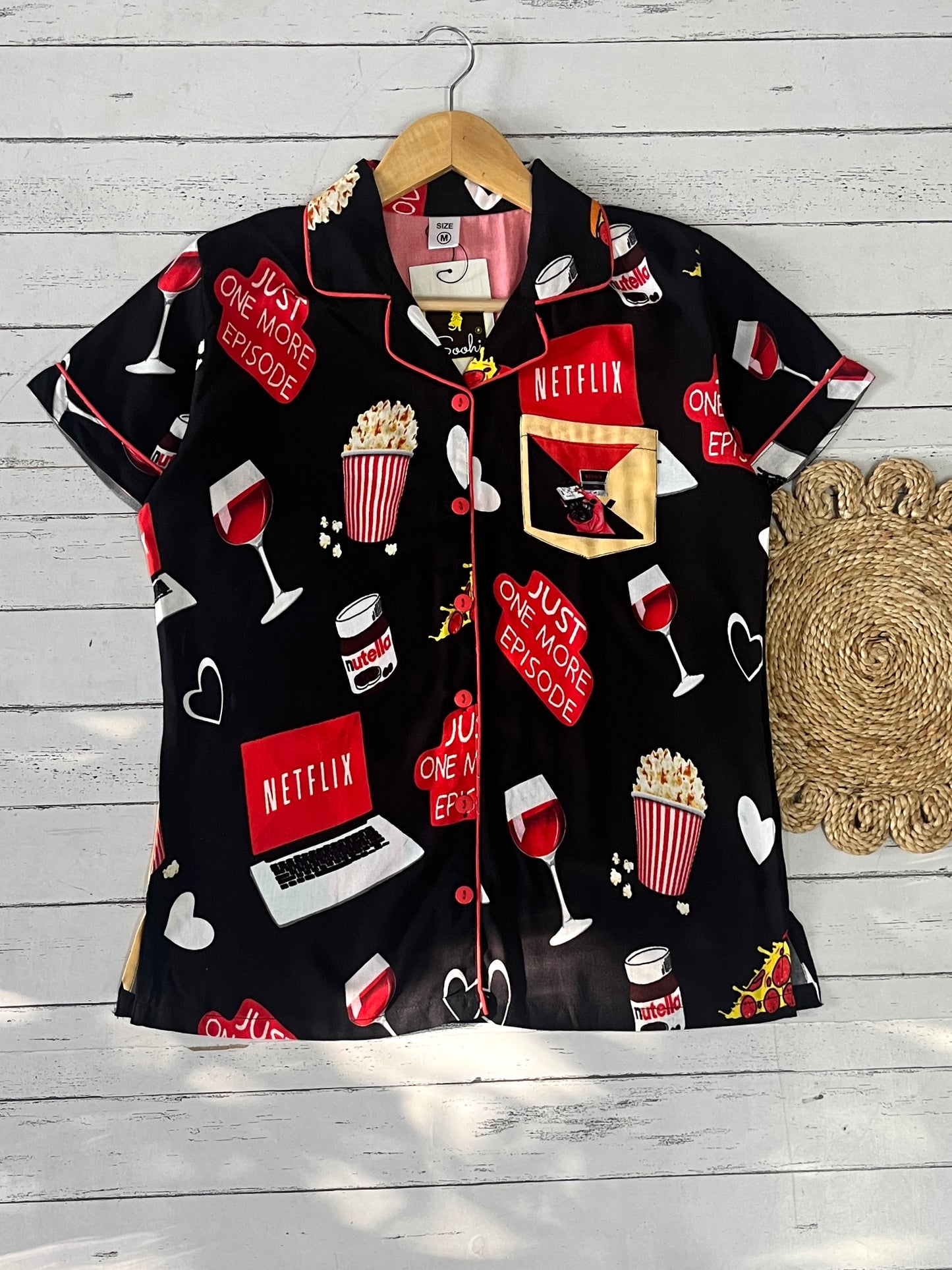 Netflix Backprint Pj Set (Women)