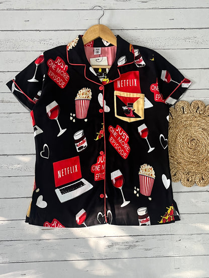 Netflix Backprint Pj Set (Women)