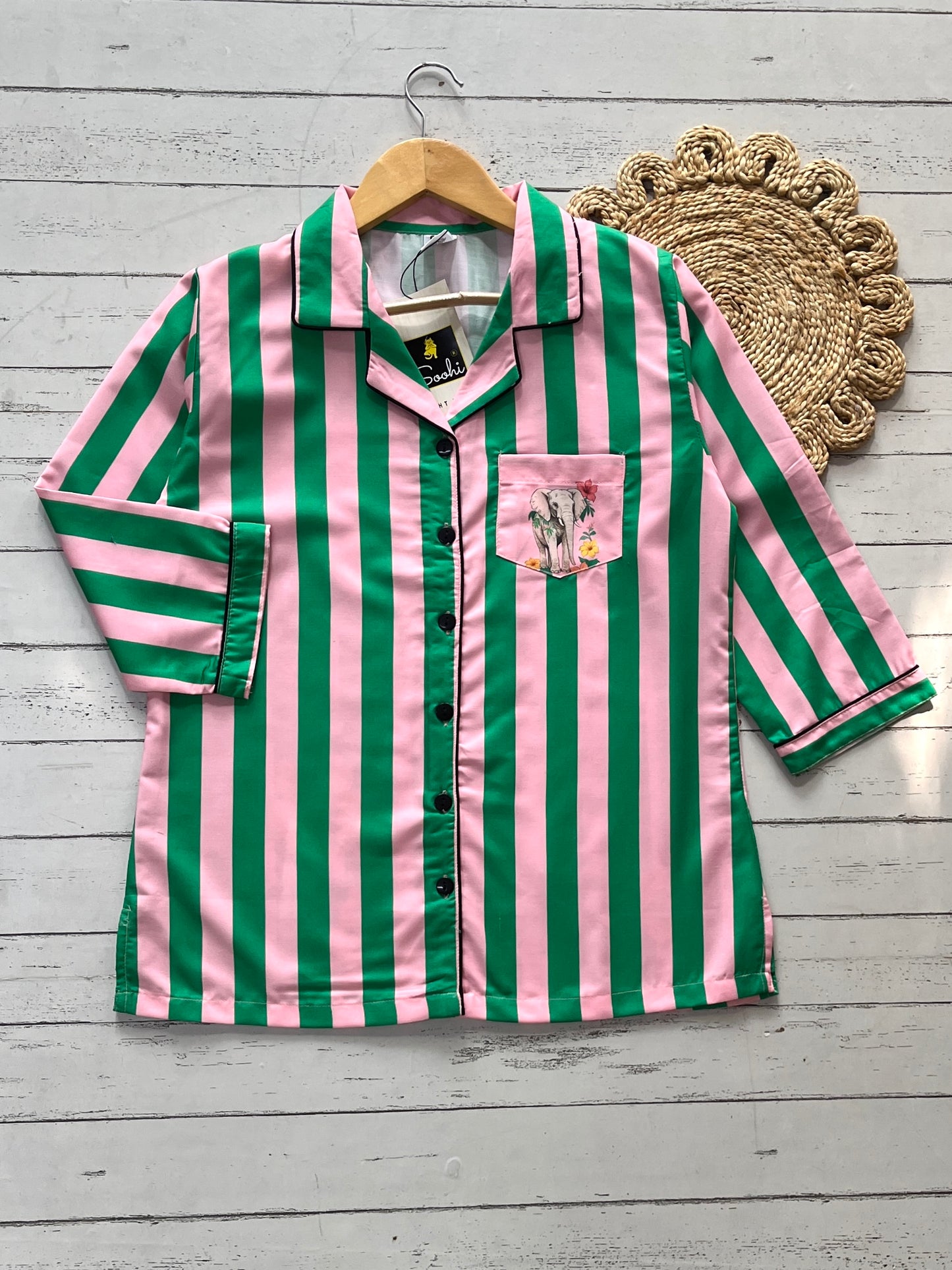 Jungle Elephant Pj Set (Women)