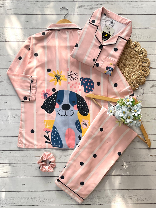 Woofy Dots Pj Set (Women)