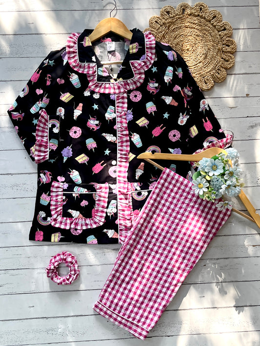 Black Candyland PJ set (Women)