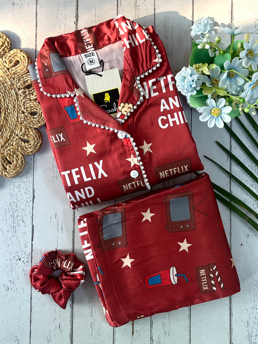 Netflix & Chill Pj Set (Women)