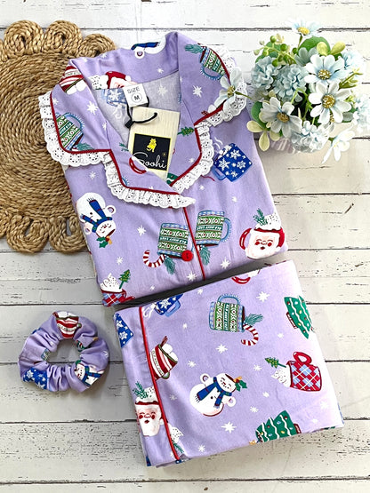 Snowman Winter Pj Set