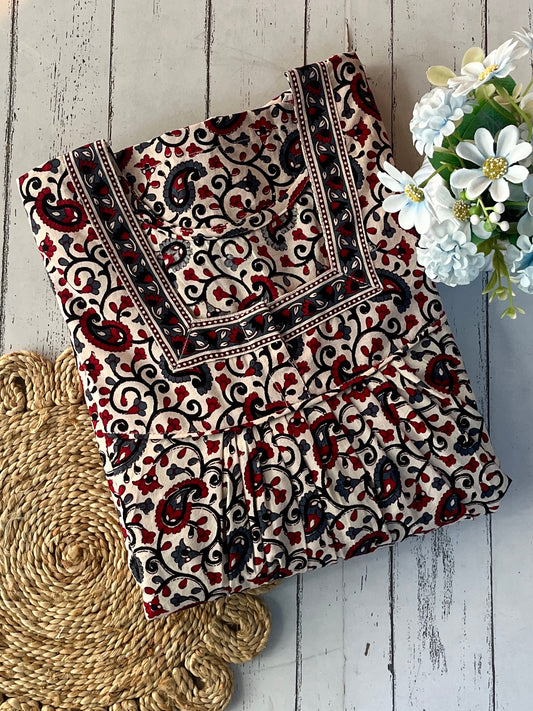 Cream Pure Cotton Nighty (Women)