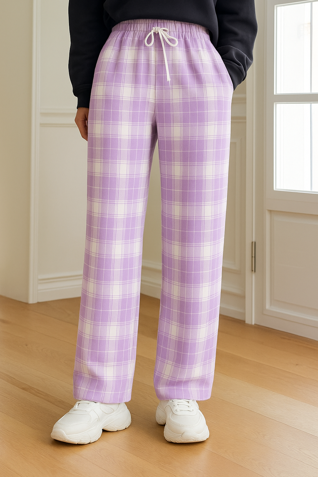 Check Winter Joggers (Women)