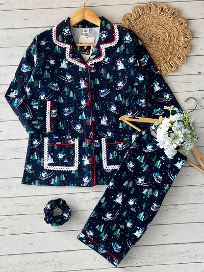 Blue winter PJ Set (Women)