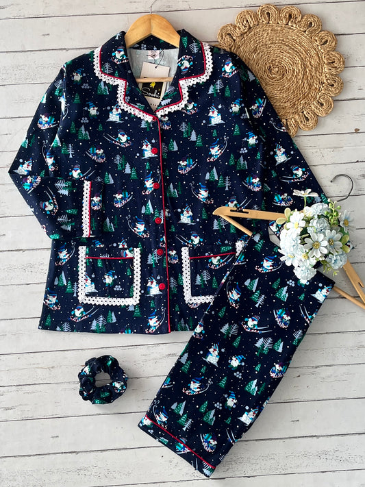 Blue Christmas PJ Set (Women)