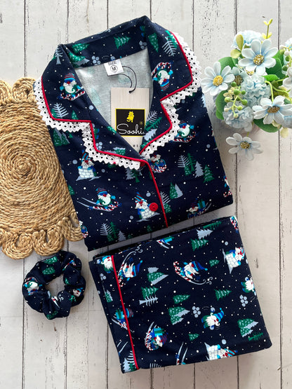 Blue winter PJ Set (Women)