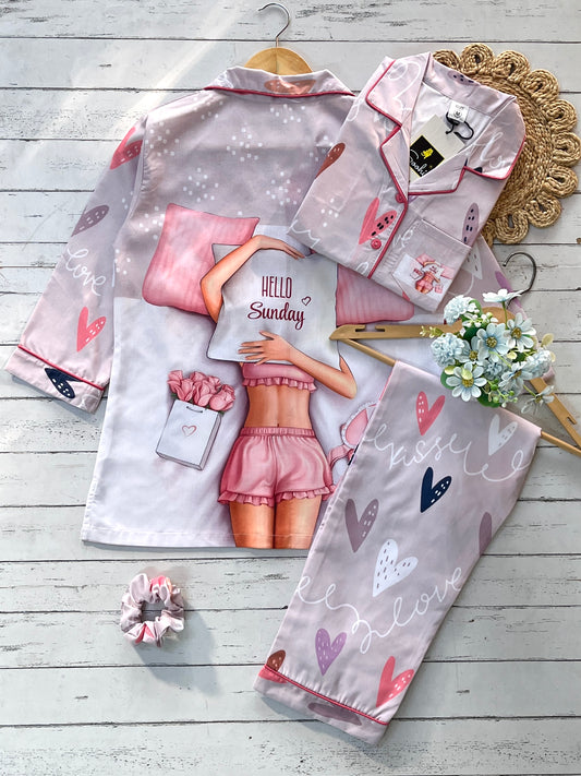 Hello Sunday Pj Set (Women)