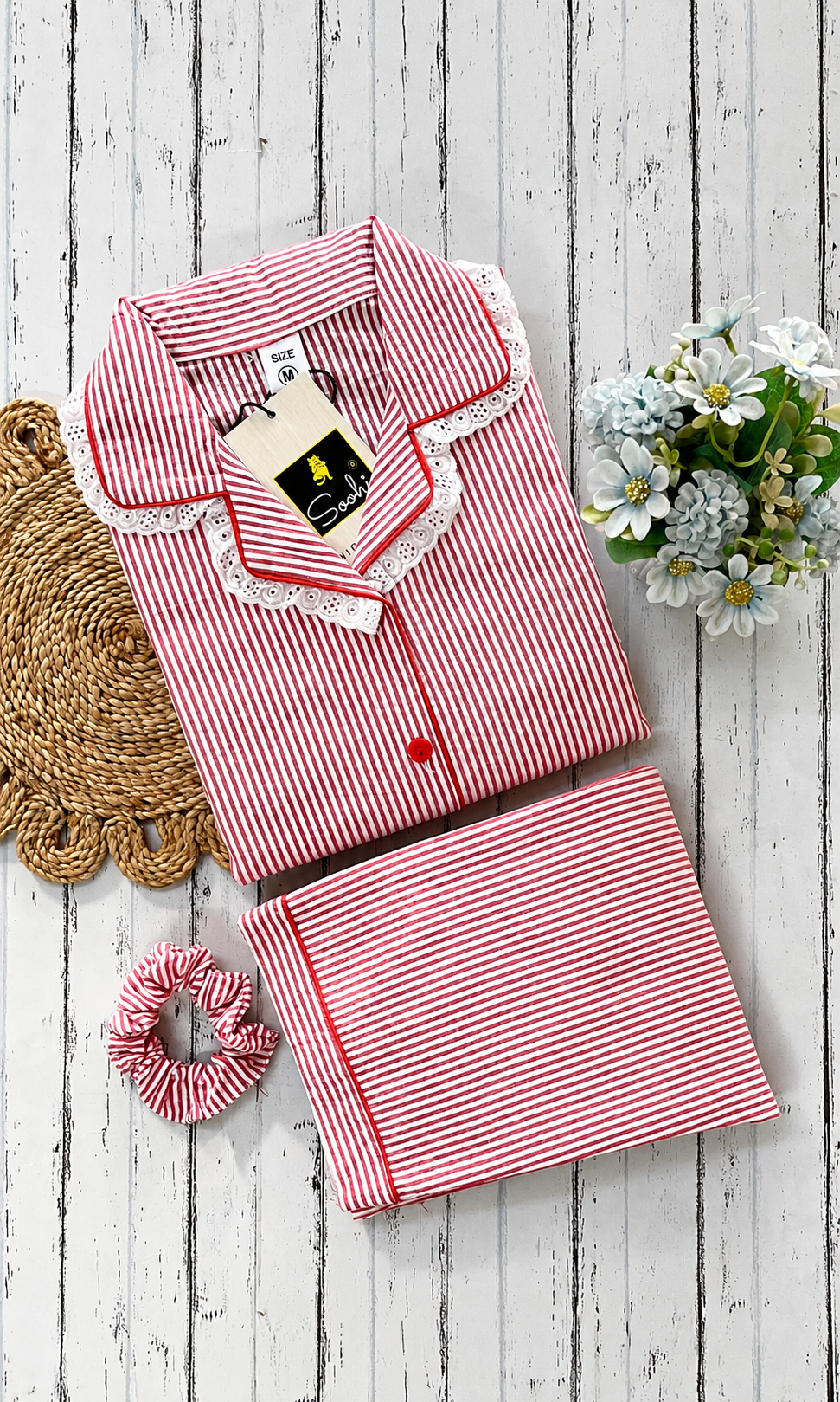 Red Stripe Pj Set