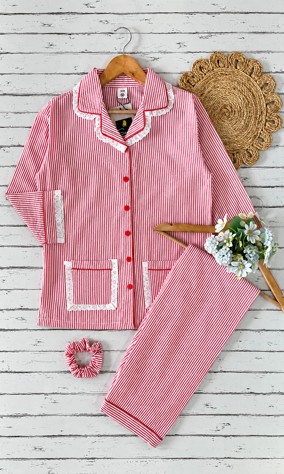 Red Stripe Pj Set