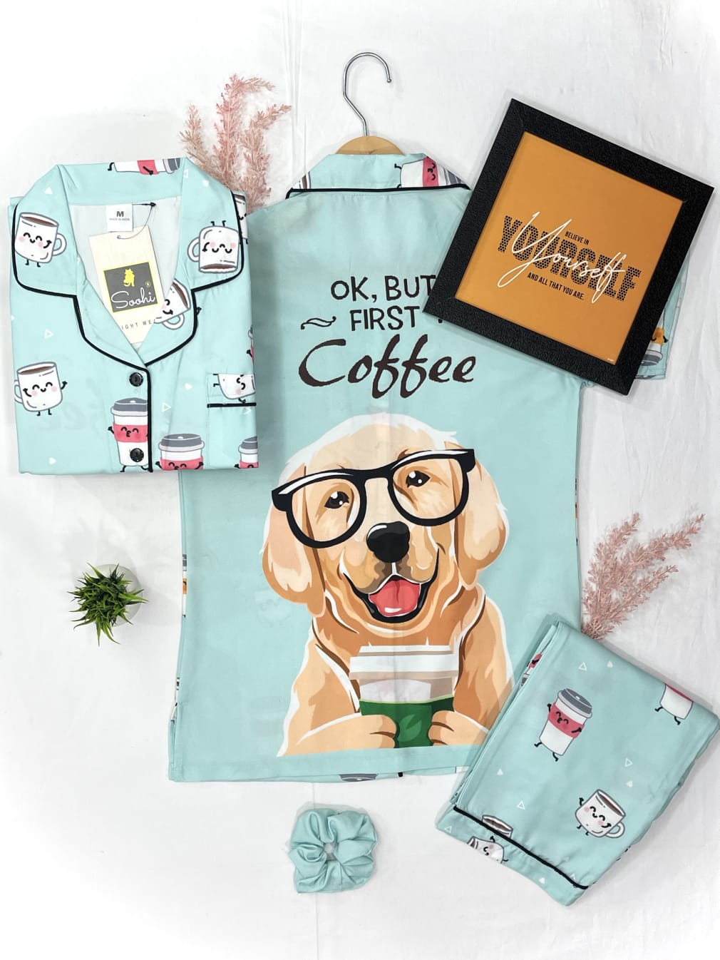 Coffee Lover Doggo PJ Set (Women)