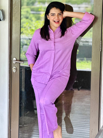 Lavender Co-Ord Set (Women)