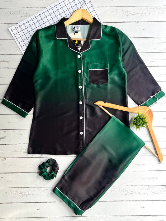 Green & Black PJ Set (Women)