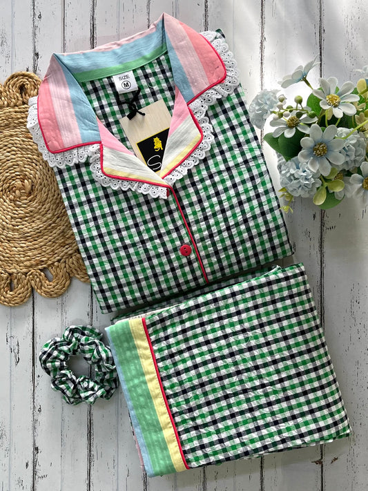 Candy Check Dreams Pj Set (Women)