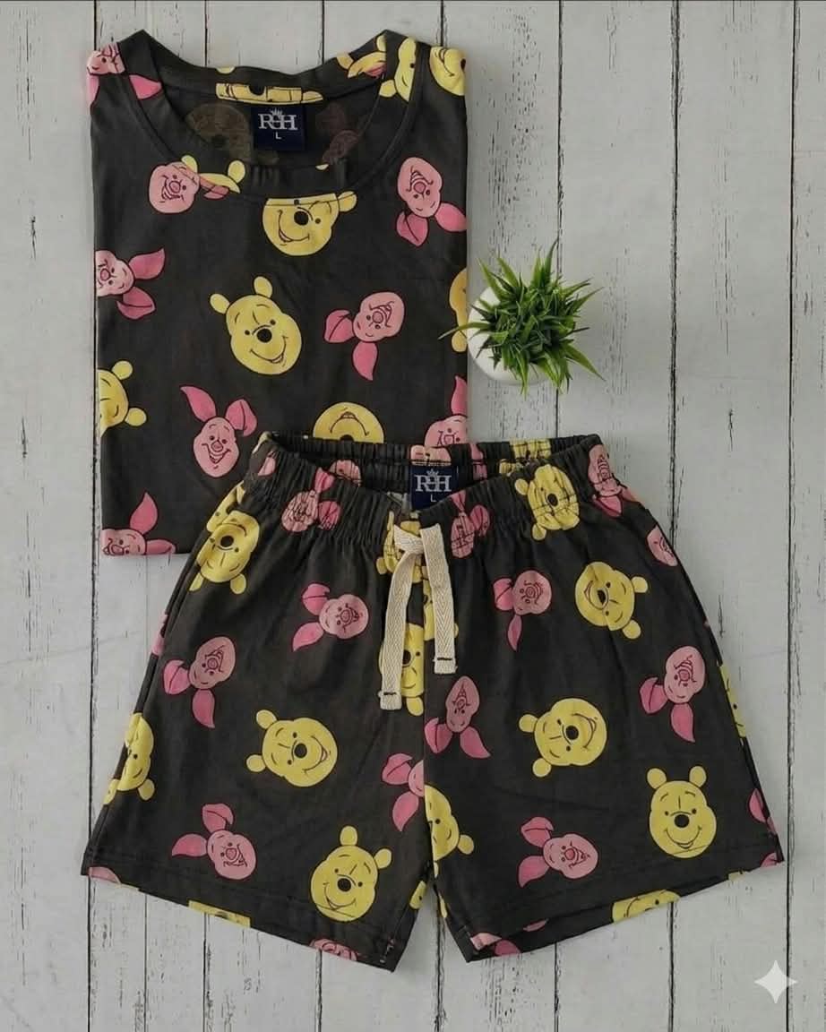 Winnie the black Pooh  (shorts )