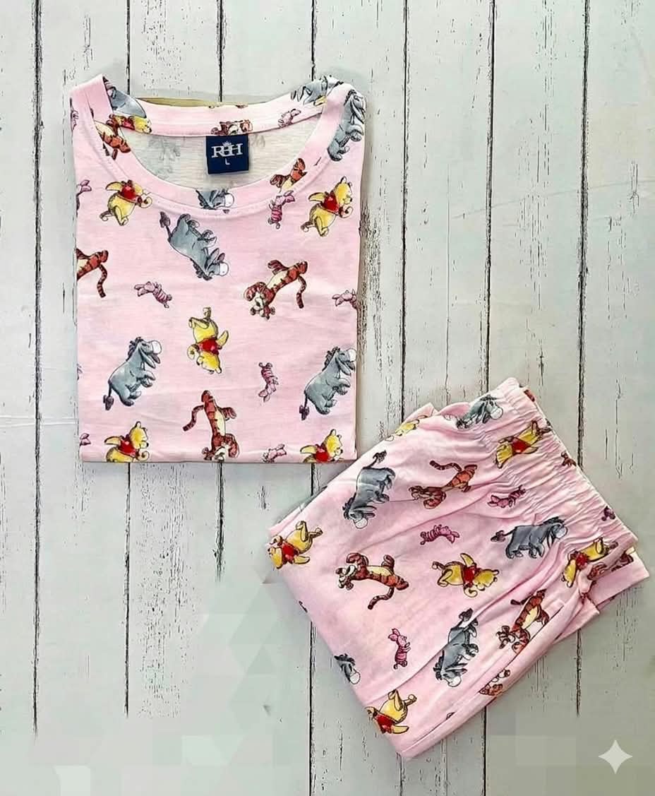 Pooh & Friends Print  Hosiery Set (Women)